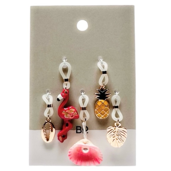 Nordstrom BP Set Of 5 Tropical Charms - Picture 2 of 2